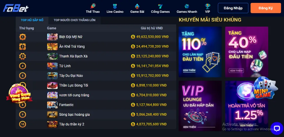 Tổng quan các chương trình khuyến mãi bot88 Win